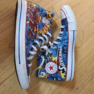 Superman Converse unisex size 12